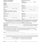 Extension On Eviction Indiana Fill Online Printable Fillable Blank