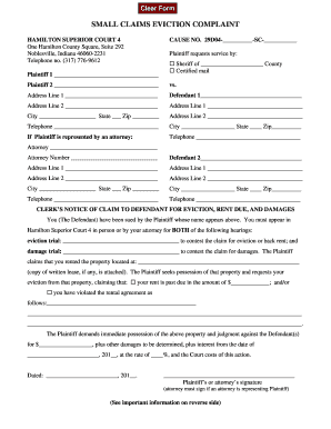 Extension On Eviction Indiana Fill Online Printable Fillable Blank