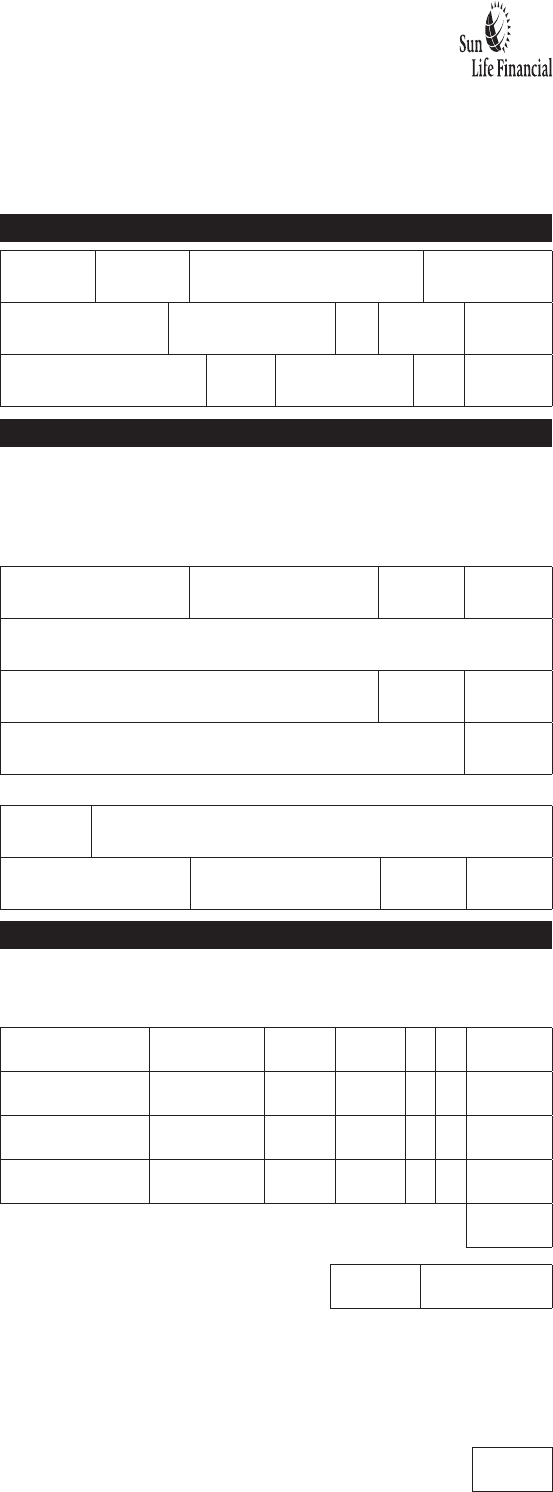 Fill Free Fillable Sun Life Financial Extended Health Care Claim Form 