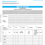 Fillable Online Bajaj Allianz Perosnal Guard Proposal Form Fax Email