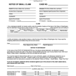 Fillable Online Notice Of BClaimb San Juan County Fax Email Print