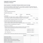 Fillable Online Renewal Application For Claims Made Professional