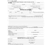 Fillable Petition For Contempt Maryland Edit Online Download