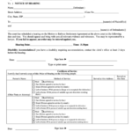 Fillable Small Claims Notice Of Hearing Form Salt Lake City Justice