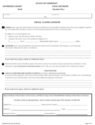 Form 100 00126 Download Fillable PDF Or Fill Online Small Claims Answer 