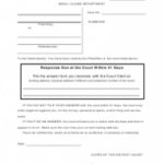 Form CAO SC1 1 Download Fillable PDF Or Fill Online Small Claims