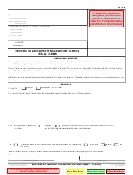 Form SC 114 Download Fillable PDF Or Fill Online Request To Amend Claim