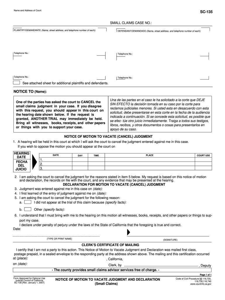 Form Sc 135 Fill Online Printable Fillable Blank PdfFiller