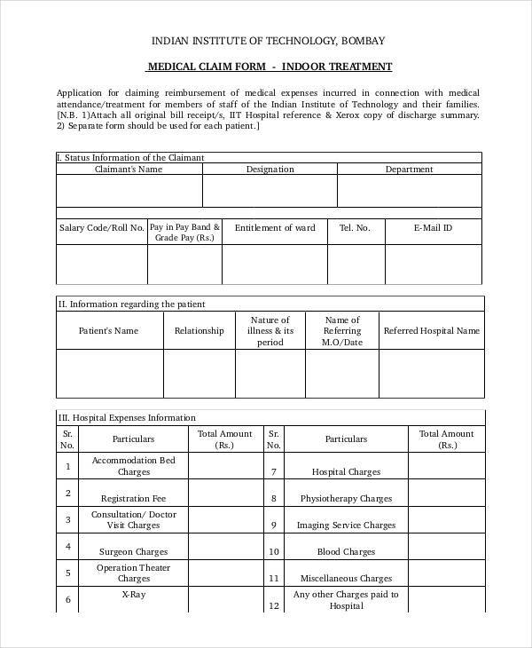 FREE 37 Blank Medical Forms In PDF MS Word Excel