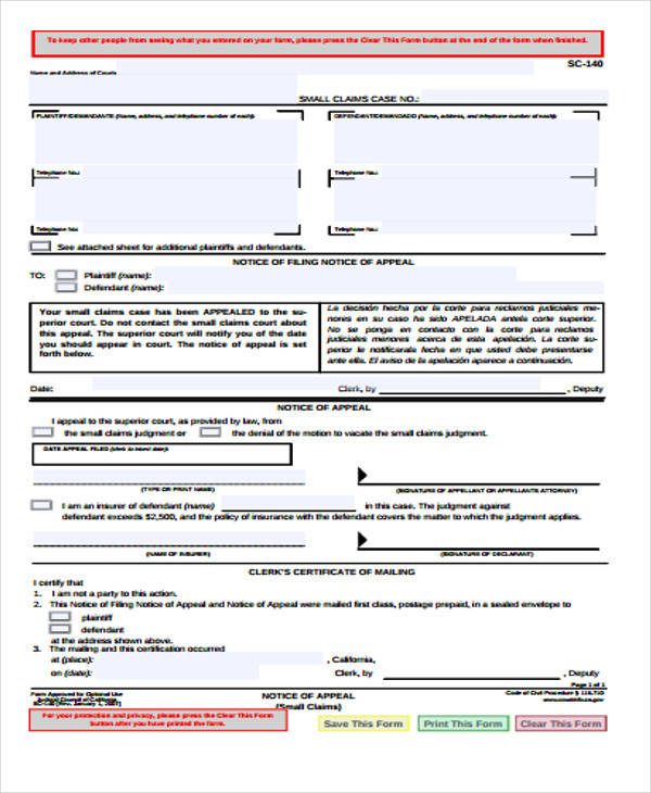 FREE 50 Sample Claim Forms In PDF MS Word