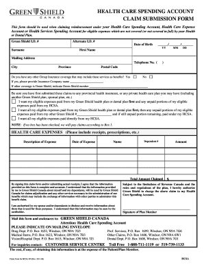 Green Shield Forms Fill Online Printable Fillable Blank PdfFiller