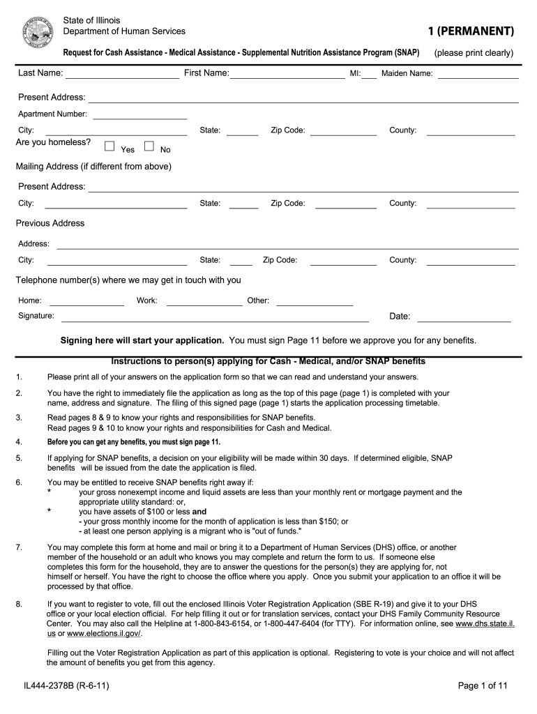 Illinois Medicaide Forms 2378b And 267 Fill Out And Sign Printable 