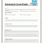 Insurance Claim Form Insurance Claim Word Template Insurance