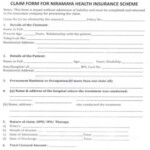 Kerala Niramaya Health Insurance Scheme 2021 Application Form PDF