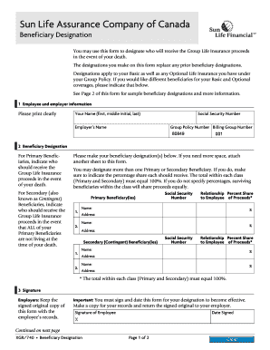 Management Solutions Insurance Sun Life Pshcp Form