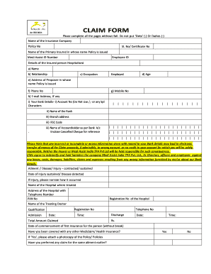 Mediassist Claim Form Part A Fill Online Printable Fillable Blank