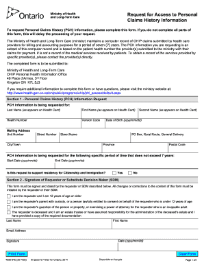 Ohip Third Party Request Fill Online Printable Fillable Blank 