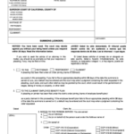 Orange County Florida Civil Summons Fillable Form Document