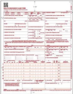  Pack Of 500 CMS 1500 Forms HCFA 1500 Forms Health Insurance Claim 