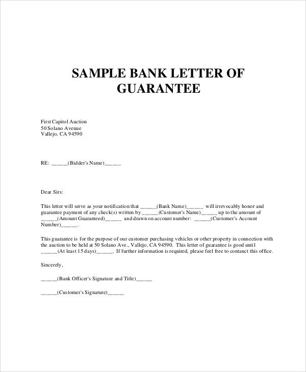 Request Letter Bank Guarantee Sample Requesting For Cover Templates 