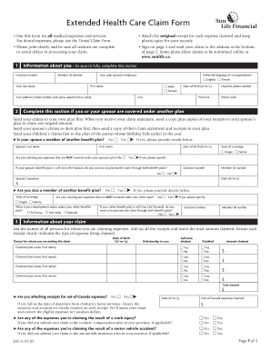 Sunlife Claim Forms Online