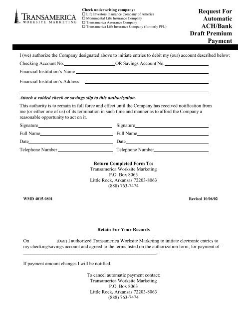 Transamerica Life Insurance Claim Form Wholesalerfsignalmo75450
