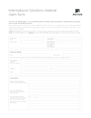 104 Printable Medical Claim Form Templates Fillable Samples In PDF 