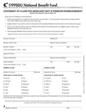 1199 Medicare Reimbursement Form Fill And Sign Printable Template Online