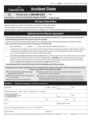 2018 Colonial Life Form 67715 Fill Online Printable Fillable Blank 