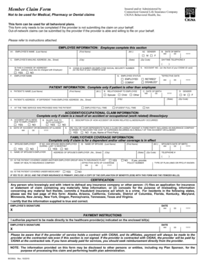 21 Printable Cigna Pharmacy Claim Form Templates Fillable Samples In