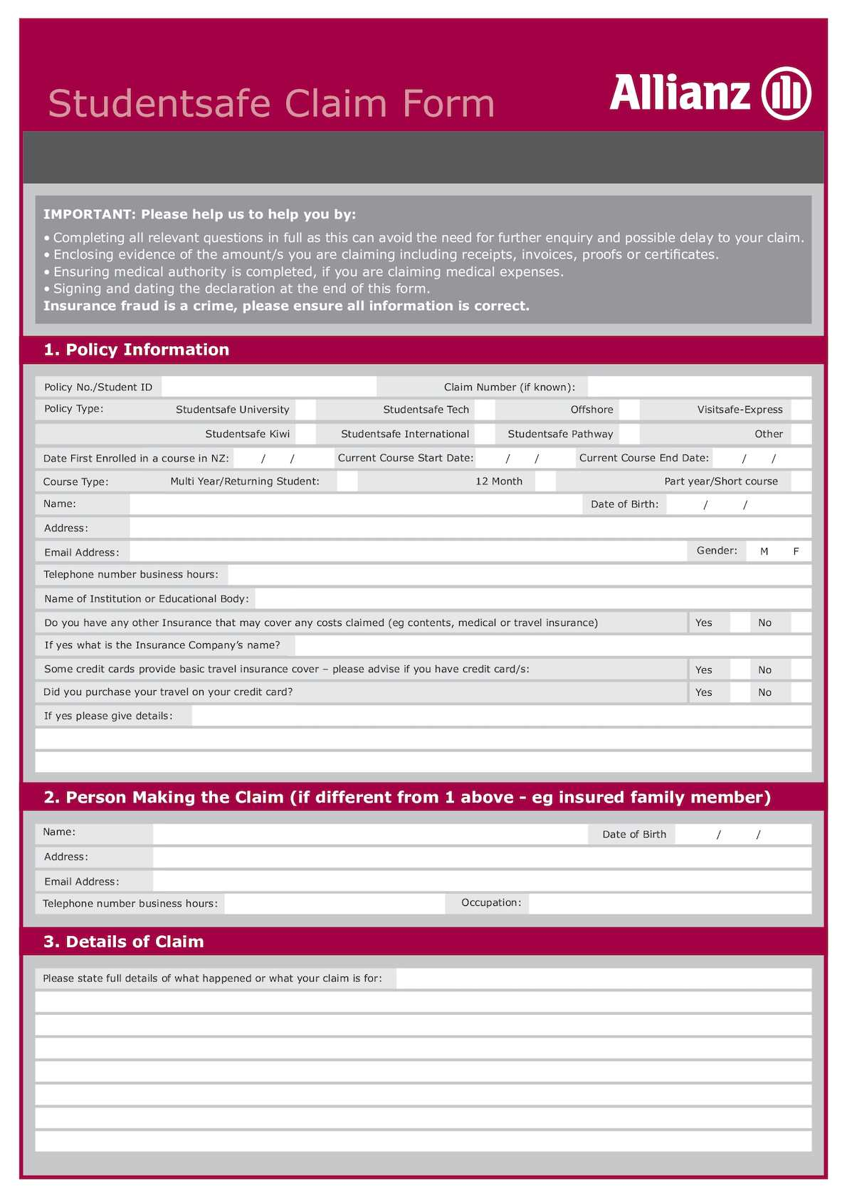 45 New Allianz Travel Insurance Quote Nz