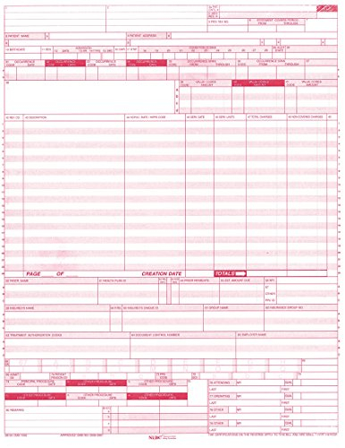 500 Sheets CMS 1500 Claim Forms NEW HCFA Version 02 12 Health 