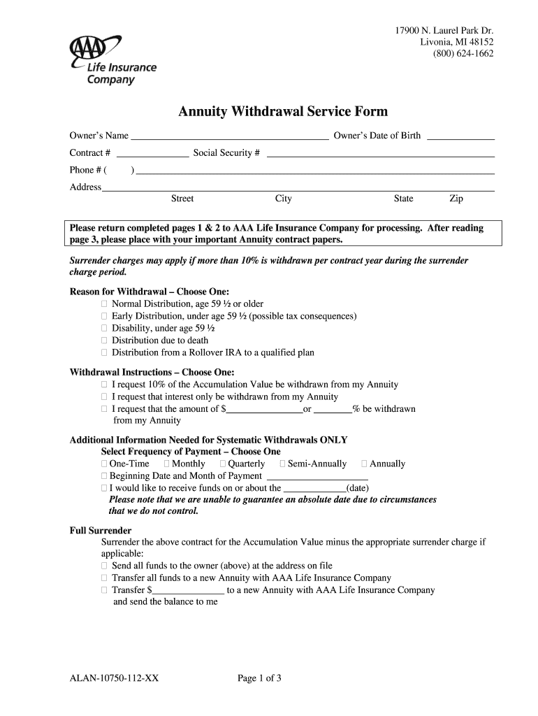 Aaa Insurance Fill Online Printable Fillable Blank PdfFiller