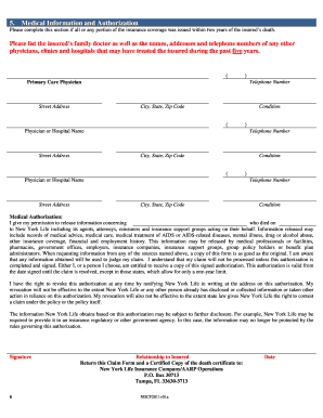 Aarp New York Life Insurance Claim Form Making The Claims Process 