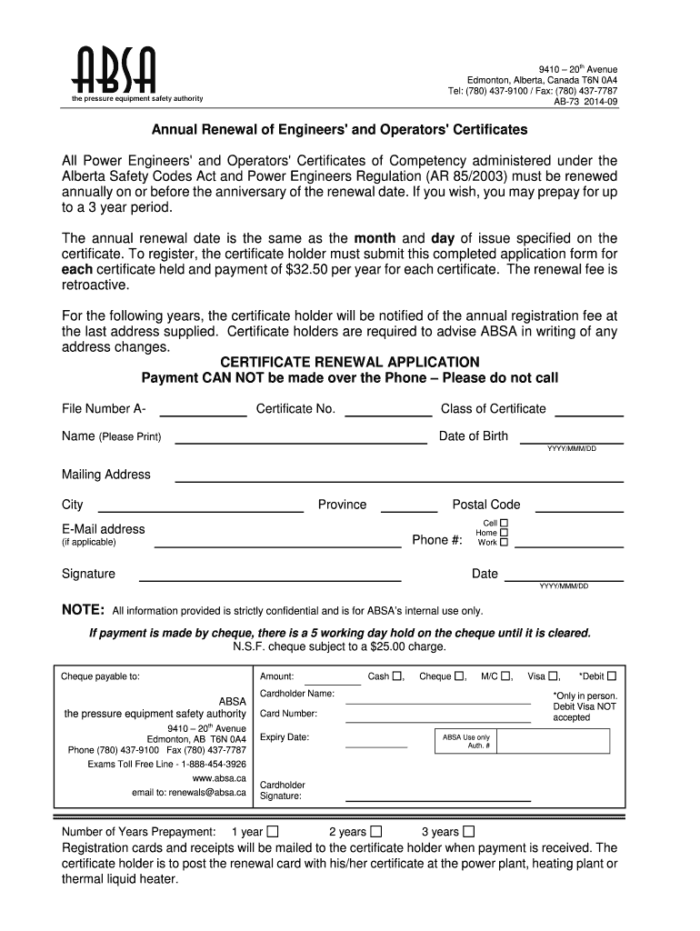 Absa Renewal Fill Out And Sign Printable PDF Template SignNow