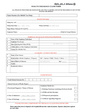 Aditya Birla Claim Form Fill Online Printable Fillable Blank 