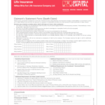 Aditya Birla Sun Life Insurance Death Claim Form Fill And Sign