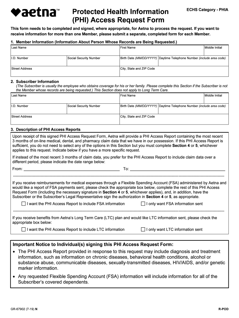 Aetna GR 67902 2019 2022 Fill And Sign Printable Template Online US 