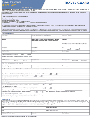 Aig Claim Form Pdf