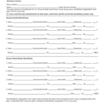 Allstate Life Insurance Change Of Beneficiary Form Fill And Sign