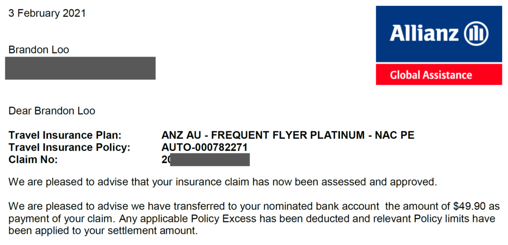 Anz Platinum Credit Card Travel Insurance Claim Form Anz Credit Cards 