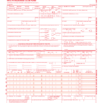 Approved Omb 0938 1197 Form 1500 02 12 Please Print Or Type Health