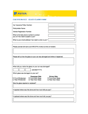 Aviva Health Insurance Papers Form Fill Out And Sign Printable PDF 