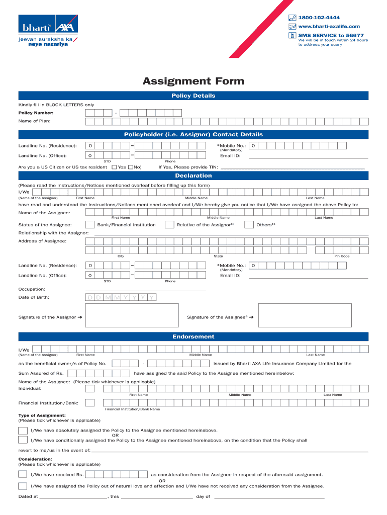Bharti Axa Two Wheeler Insurance Claim Form Fill Out Sign Online