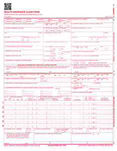 Brand NEW CMS 1500 HCFA Health Insurance Claim Forms Version 02 12