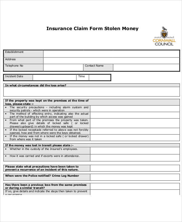 Bsa Insurance Claim Form Fillable Online Boy Scouts Of America 