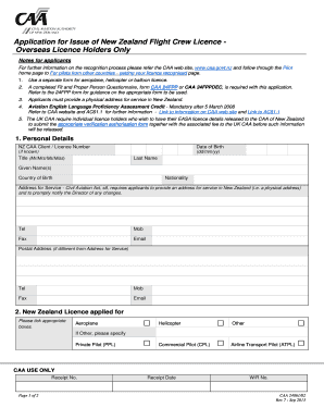 Caa Forms Online Fill And Sign Printable Template Online