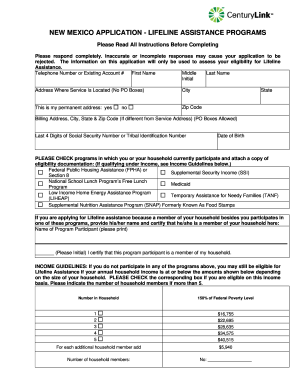 Centurylink Lifeline Recertification Fill Out And Sign Printable PDF 