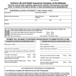 CLAIM FORM UniCare Life And Health Insurance Company Of The Niu