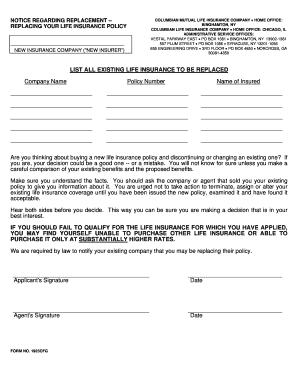 Columbian Life Insurance Claim Form Fill And Sign Printable Template